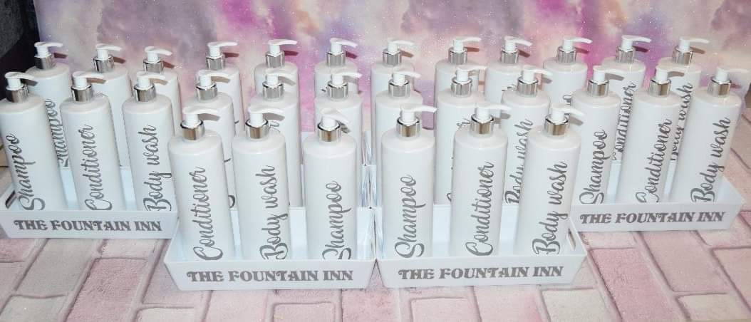 Personalised Pump bottle set