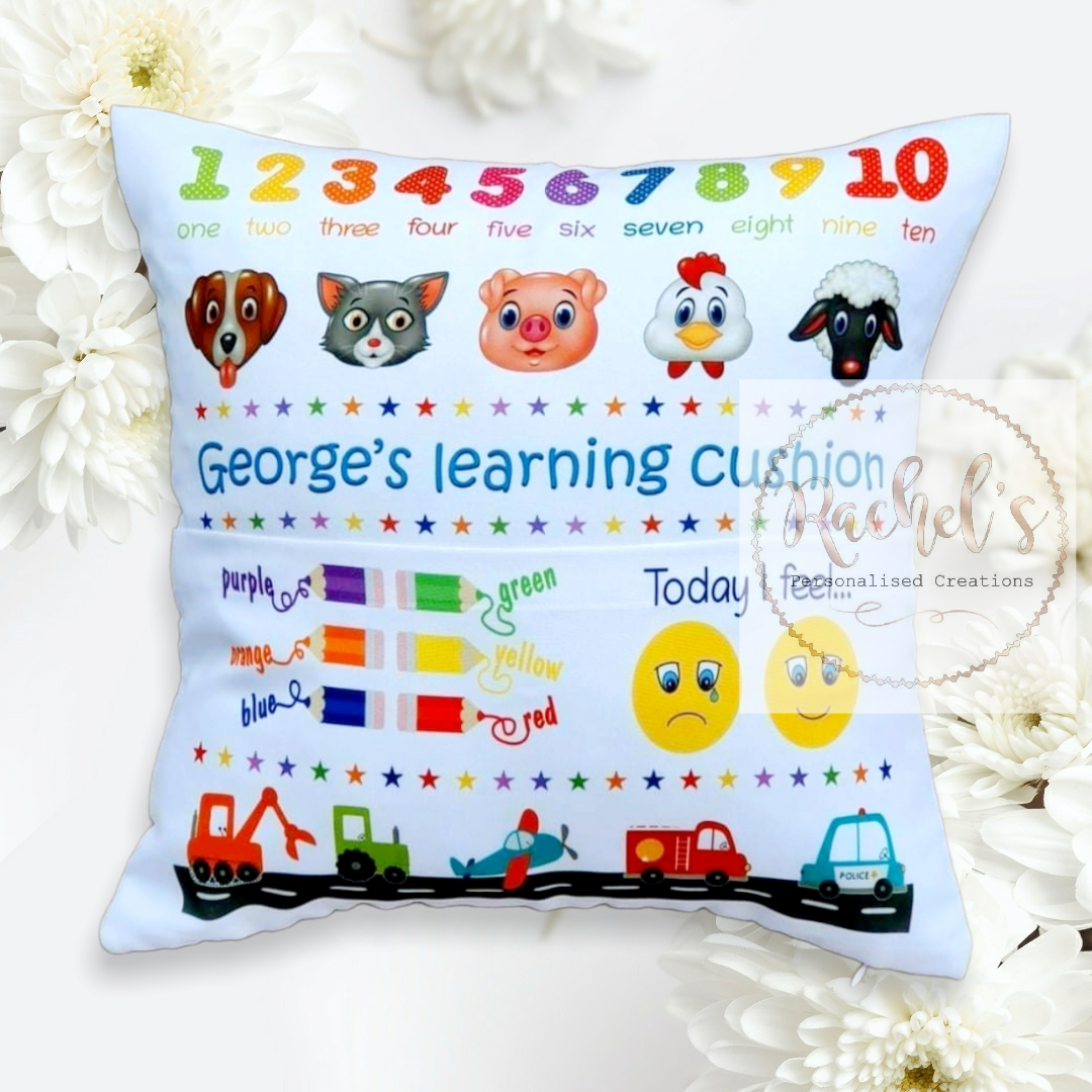 Personalised pocket cushions