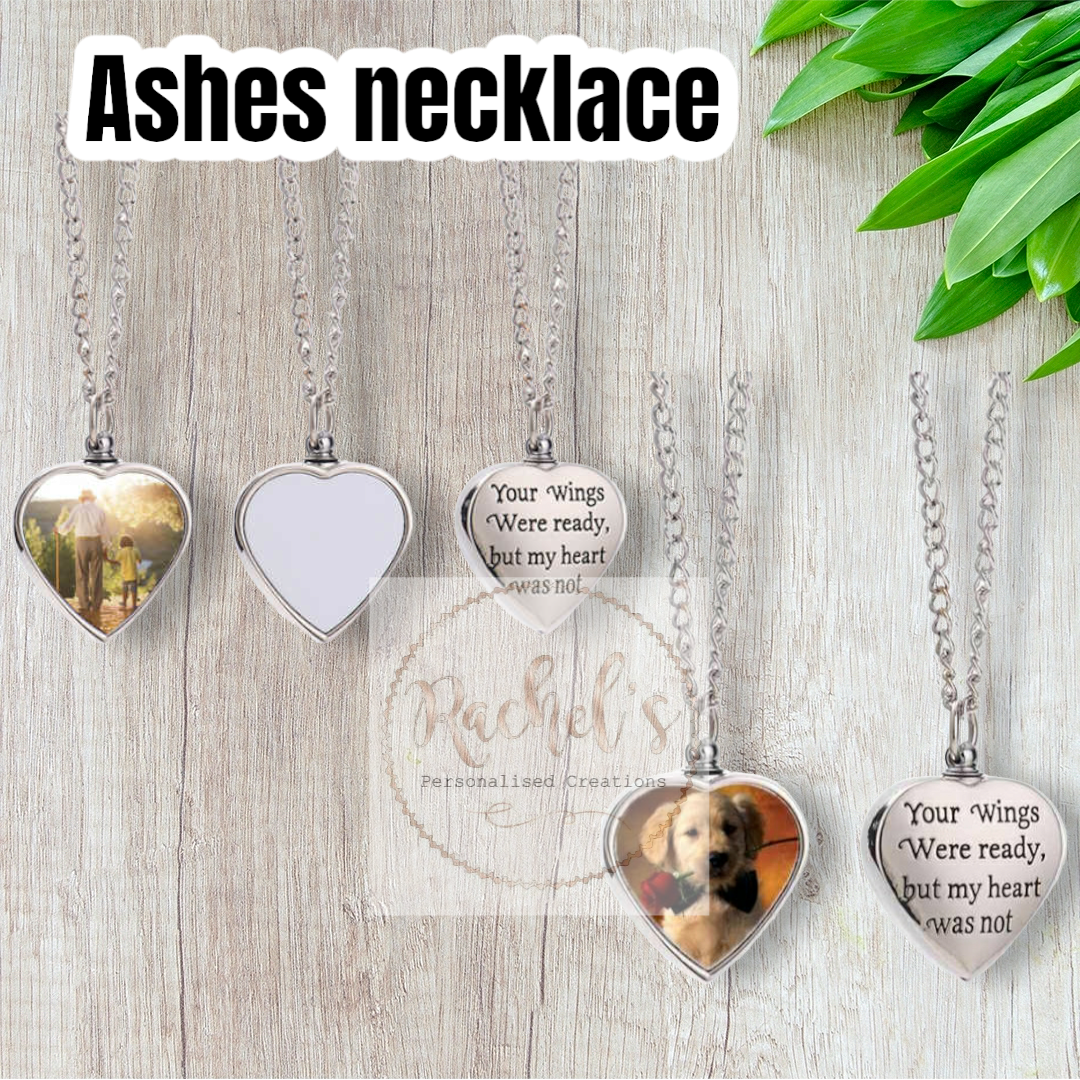 Photo urn necklace