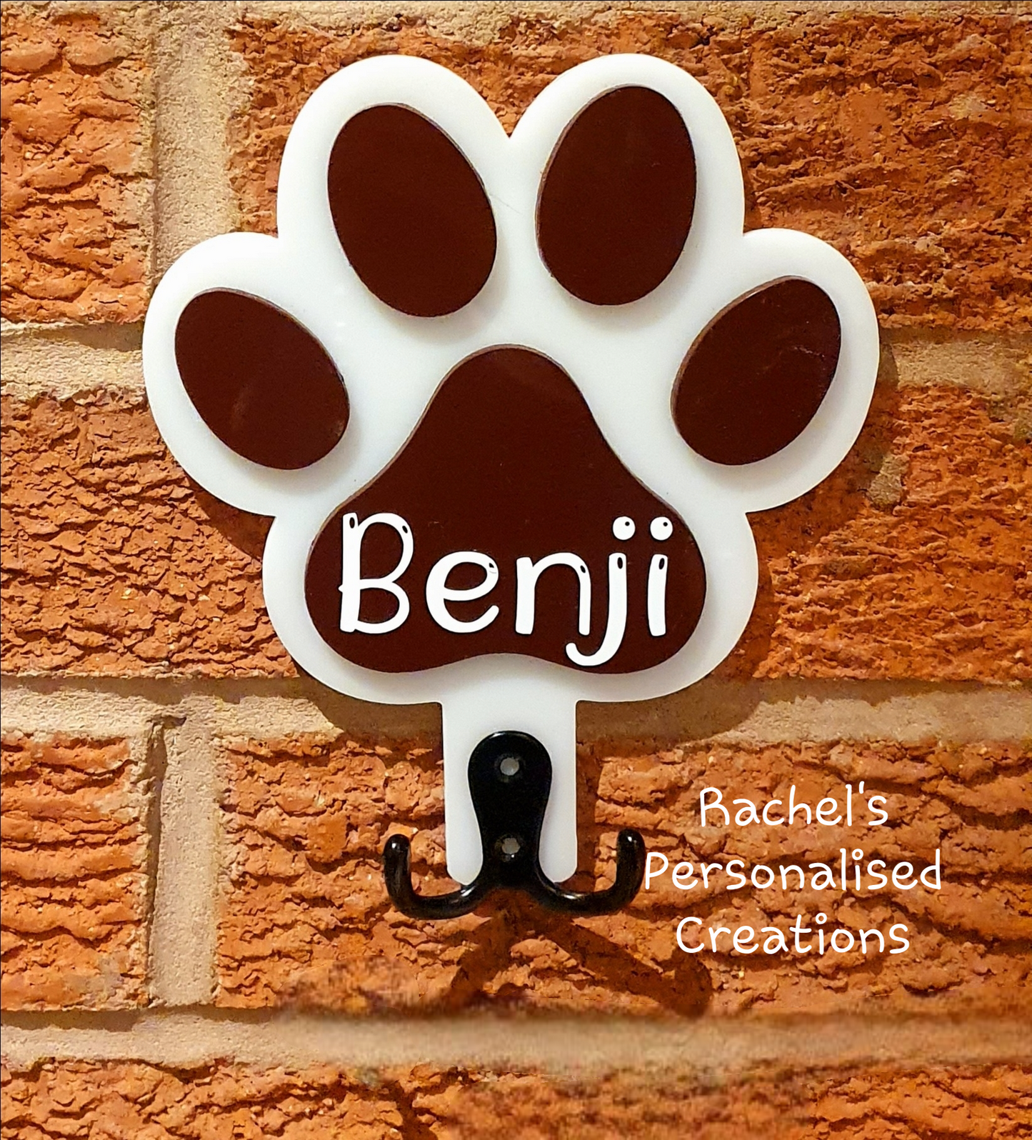 Personalised pet lead holder