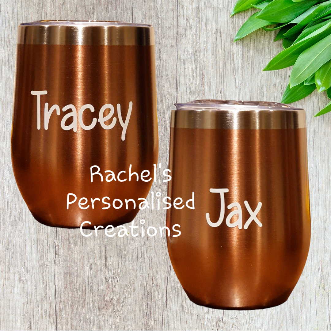 Personalised 12oz Double Wall Thermos Cup Mug