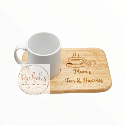 Engraved Tea & Biscuit board